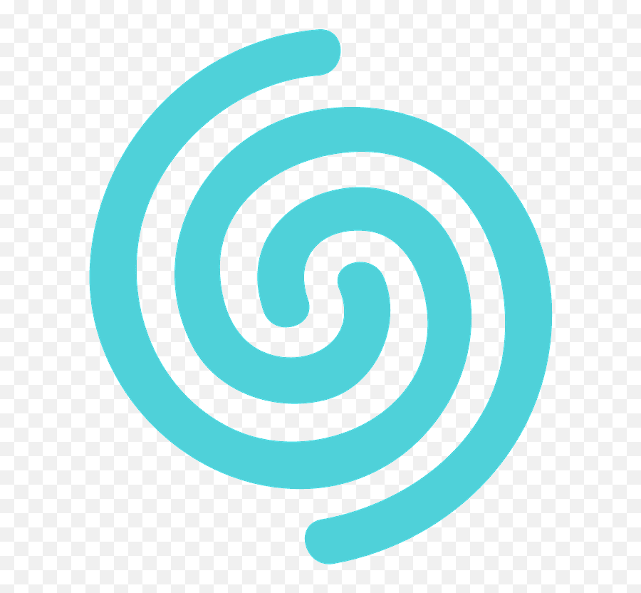 Cyclone Emoji Clipart - Spiral Emoji,Hurricane Emoji
