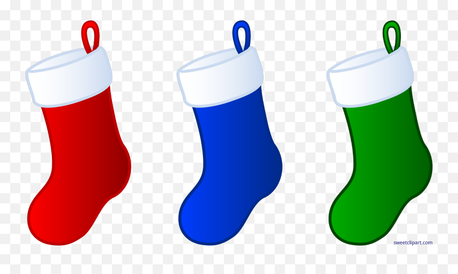 Three Christmas Stockings Clip Art - Sweet Clip Art Christmas Stockings Clipart Emoji,Christmas Emoticons
