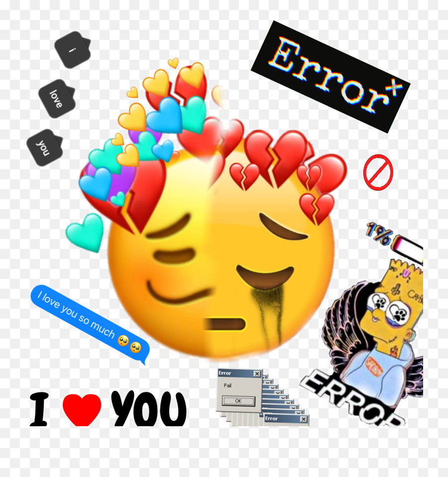 Emoji Ihateyou Error Sticker - Imagenes De Error De Emojis,Error Emoji