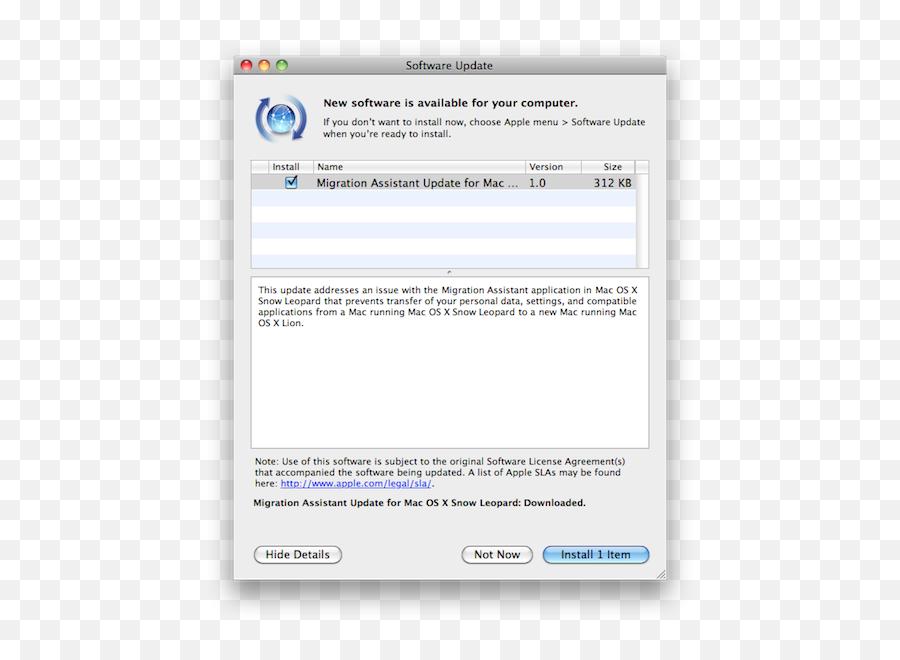 Apple Releases Migration Assistant Update Ahead Of Lionu0027s - Software Update Emoji,Leopard Emoji