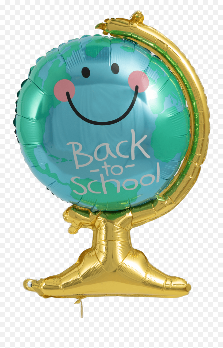 Back To School Helium Filled Balloon - Back To School Helium Balloon Emoji,Balloon Emoticon