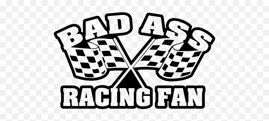 Bad Ass Racing Fan With Checkered Flags - Tony Stewart Smoke Emoji,Race Flag Emoji