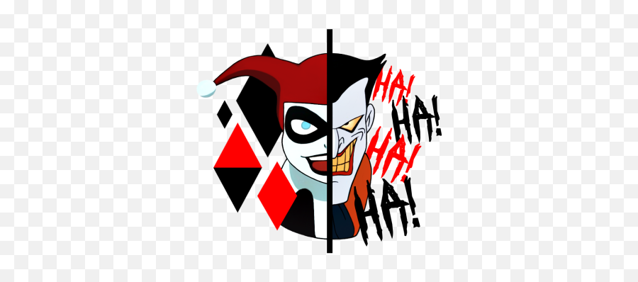 Free Png Images - Harley Quinn Joker Cartoon Emoji,Harley Quinn Emoji