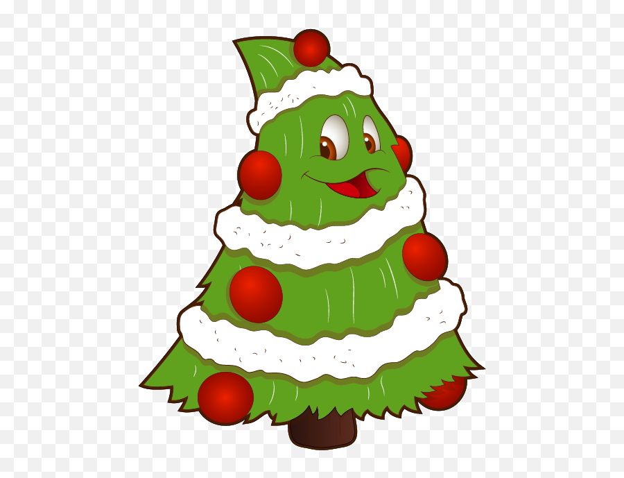Christmas Tree Clipart Funny - Funny Christmas Tree Clipart Emoji,Christmas Tree Emoticon