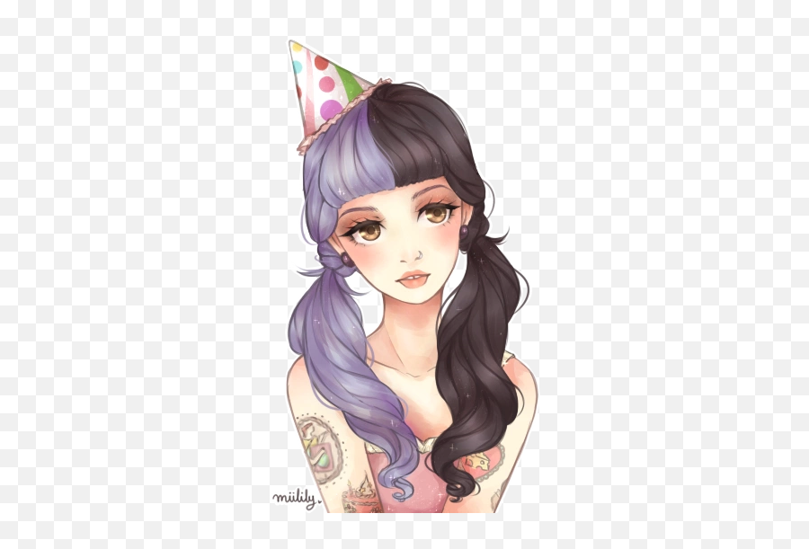 Fashion Girl Melanie Martinez Music - Melanie Martinez Pity Party Drawing Emoji,Emoji Girls Clothes