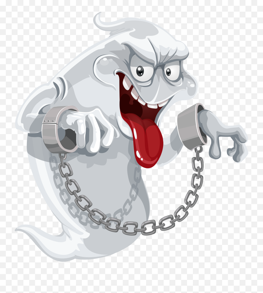 Halloween Ghost Banner Stock Png Files - Ghost Chains Png Emoji,Chains Emoji