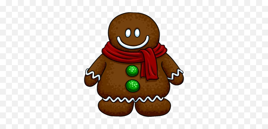Club Penguin Wiki - Navidad Galletas De Jengibre Animadas Emoji,Gingerbread Man Emoji