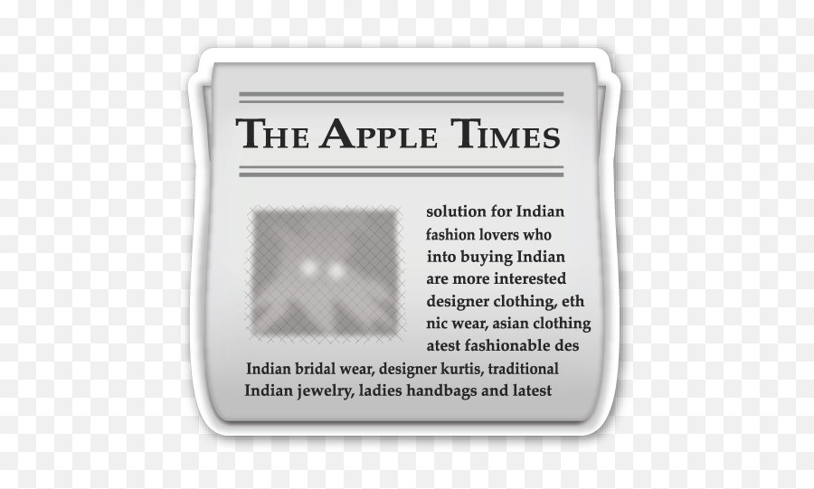 Newspaper - Apple Newspaper Emoji,Indian Emoji