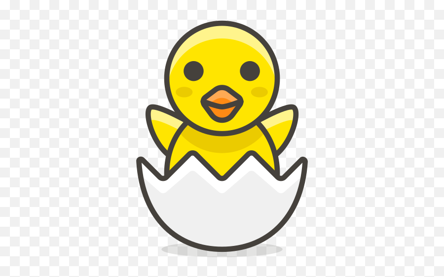 Chick Egg Free Icon Of Another Emoji Icon Set - Chick Icon,Egg Emoji