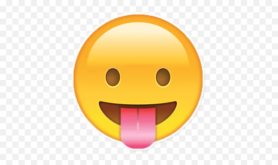 Emoji Stickers For Telegram - Tongue Out Emoji Sticker,Pixelated Emoji