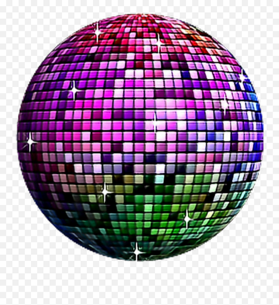 Freetoedit Rainbow Disco Ball - Sphere Emoji,Disco Ball Emoji