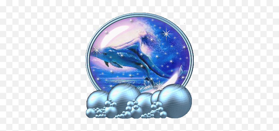 Dolphins Graphic Picgifscom - Mermaid Riding A Dolphin Emoji,Whale Emoticons