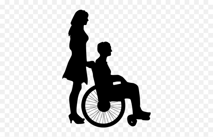 Man In Wheelchair Image - Person In Wheelchair Silhouette Emoji,Magnet Emoji