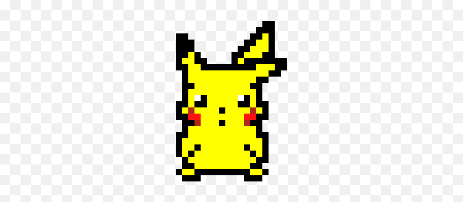 Pikachu Pokemon Pixel Art Maker - Pikachu Pixel Emoji,Pikachu Emoticon