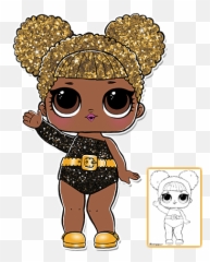 Lol Glitter Coloring Pages - Queen Bee Lol Doll Emoji,Brrr Emoji