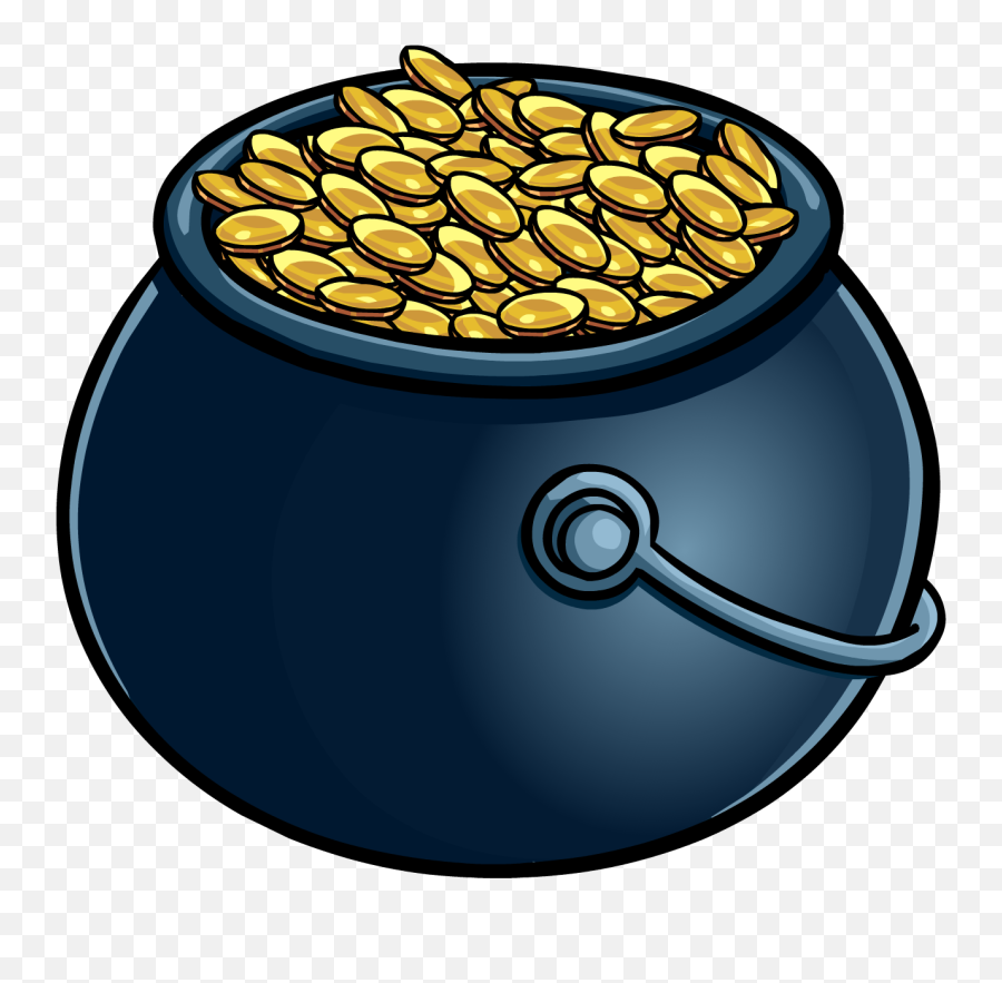 Pot Of Gold Png Picture - Club Penguin Pot O Gold Emoji,Pot Of Gold Emoji