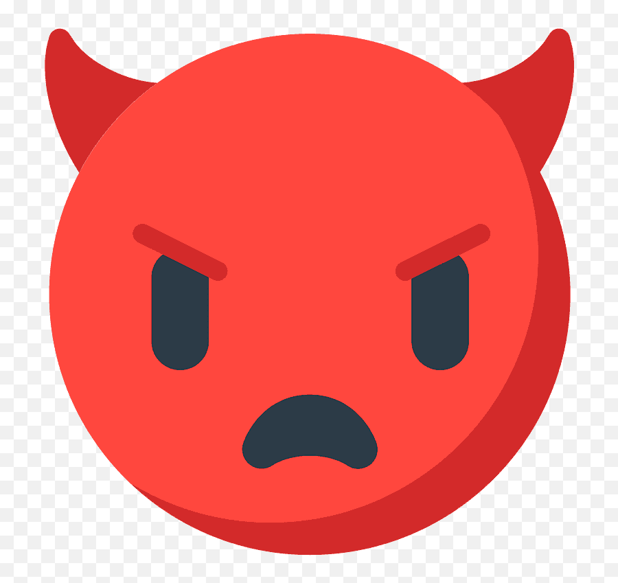 Angry Face With Horns Emoji Clipart Free Download - Camera Icon,Surprised Emoji Png
