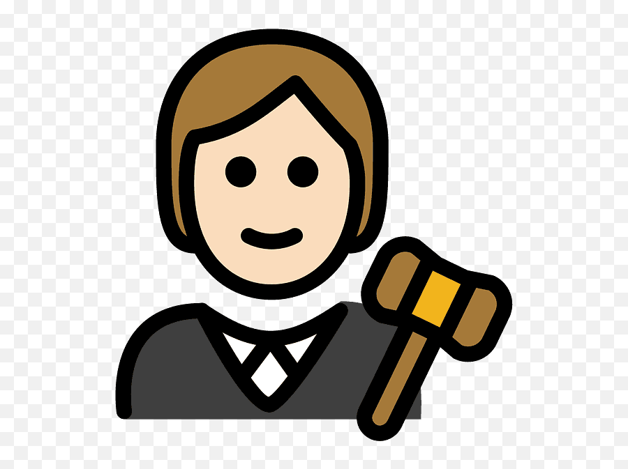 Judge Emoji Clipart,Gavel Emoji