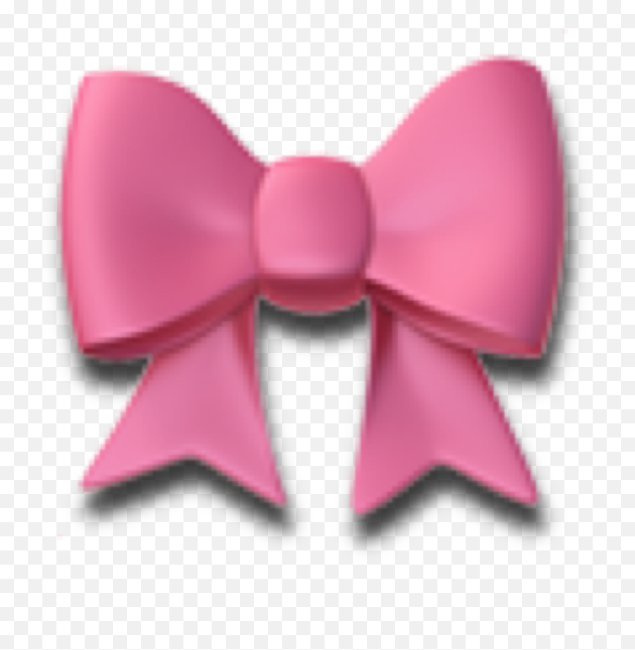 Bow Pinkbow Pinkemoji Emoji Emojibow - Transparent Pink Bow Emoji Png,Pink Ribbon Emoji