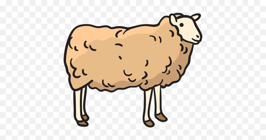 Sheep Hand Drawn - Transparent Png U0026 Svg Vector File Dibujo De Ovejas Png Emoji,Lamb Emoji