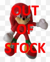Modern Knuckles Plush - Fictional Character Emoji