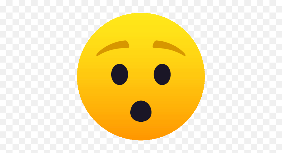 Hushed Face Joypixels Gif - Happy Emoji,Emoji Surprise