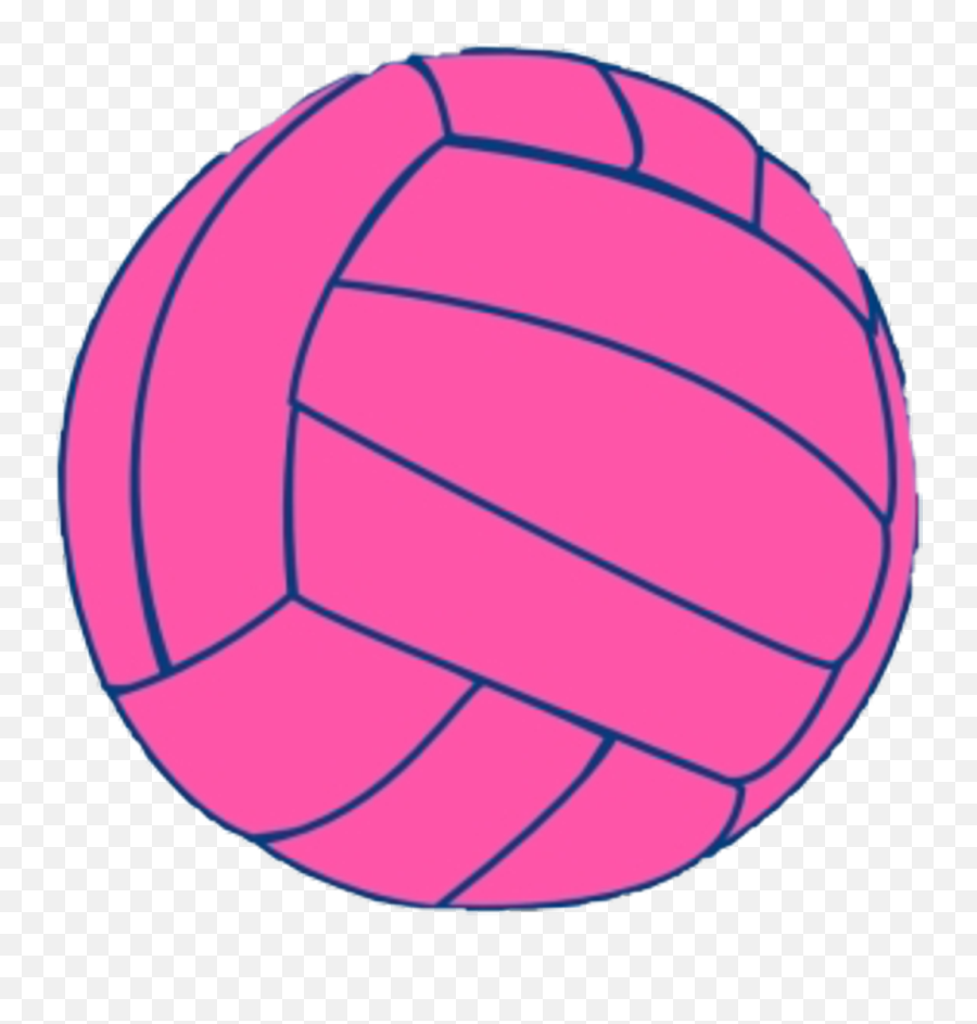 Pink Ball Volleyball Art Icon Aesthetic Tumblr - For Basketball Emoji,Is There A Volleyball Emoji