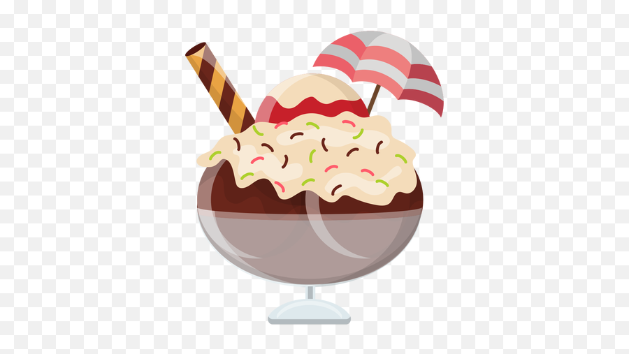 Transparent Ice Cream Sundae - Ice Cream Sundae Vector Art Emoji,Ice Cream Sundae Emoji