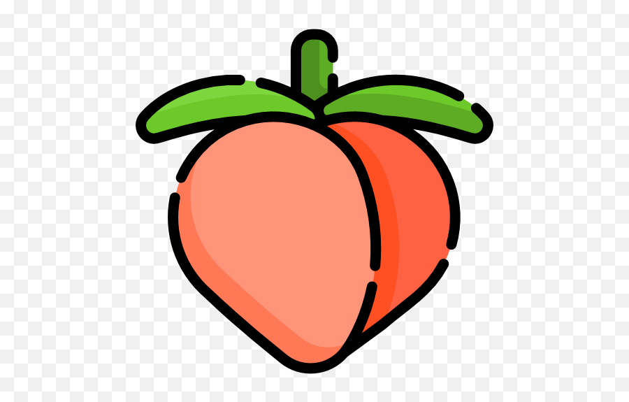 Peach Icon At Getdrawings - Icon Emoji,Peaches Emoji