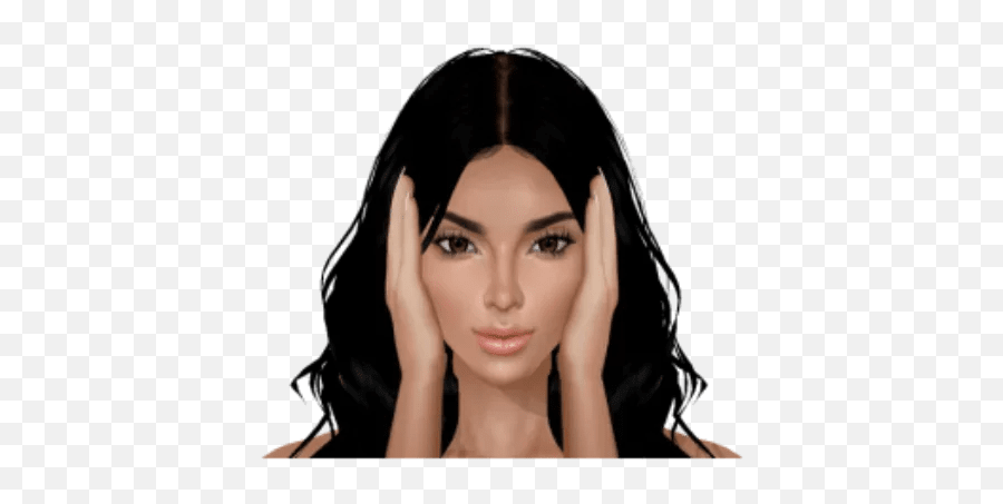 Kim Kardashian Crying Sticker - Kim Kardashian Phenomenal Star Microblading Healing Process Kim Emoji,Female Emoji Joggers