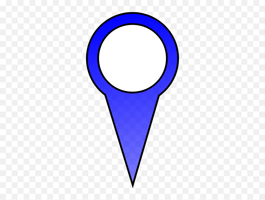 Blue Pin Vector Image - Clip Art Emoji,Location Pin Emoji
