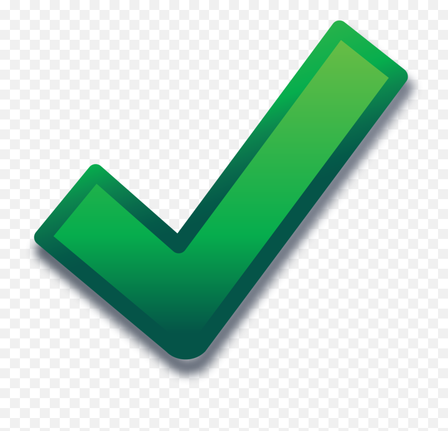 Tick Green Modern - Transparent Background Checkmark Gif Emoji,Check Mark Emoji