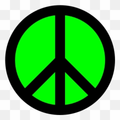 Peace Clipart Free - Simple Symbol Tattoo Emoji