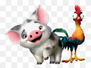 Free Png Images Free Vectors Graphics - Moana Pua And Hei Hei Emoji,Pig Knife Emoji
