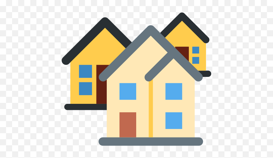 Houses Emoji Meaning With Pictures - House Emoji,House Emoji