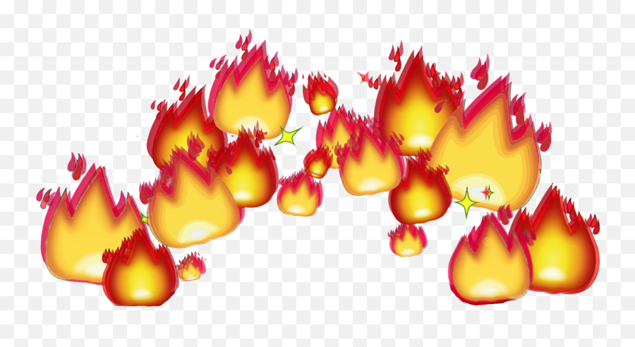 Crown Memezasf Hat Fire Flame Emoji - Cartoon,Tree Fire Emoji