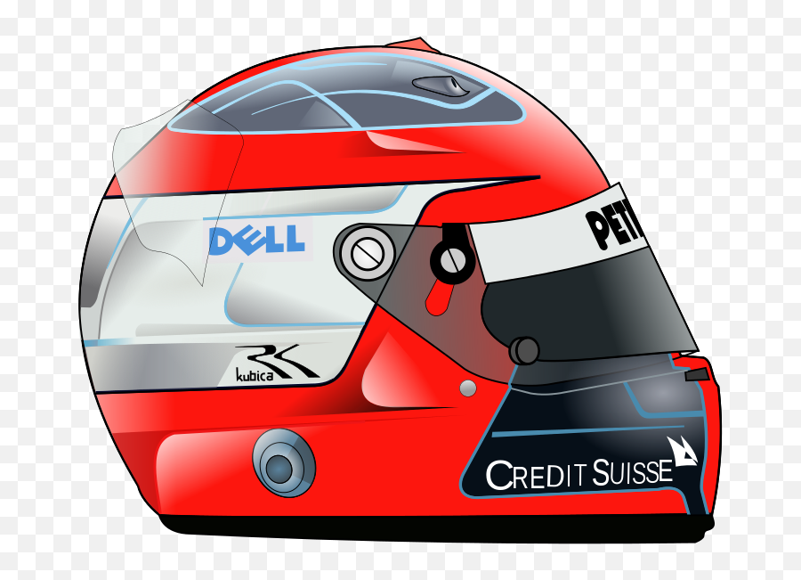 Casco Kubica Bmw - Partes De Un Casco Emoji,Alex Jones Emoji