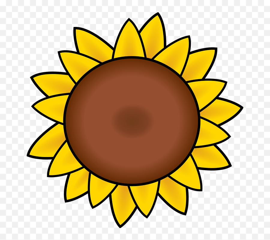 Free Sunflower Flower Illustrations - Sunflower Clip Art Emoji,Sunflower Emoji