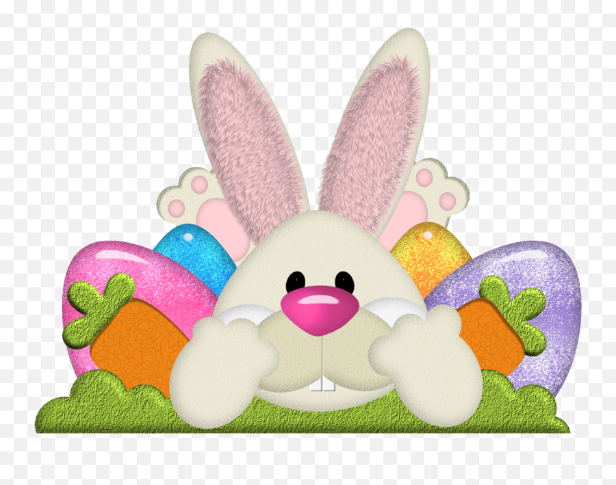 Easter Bunny With Eggs Transparent Png Clipart - Clip Art Free Easter Bunny Emoji,Easter Bunny Emoji