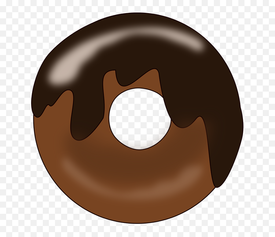 Donut Dessert Food - Chocolate Emoji,Cake Slice Emoji