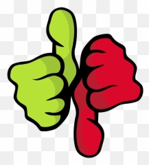 Chris Brown The Pros and the Cons u0026 - Right And Wrong Clipart Emoji