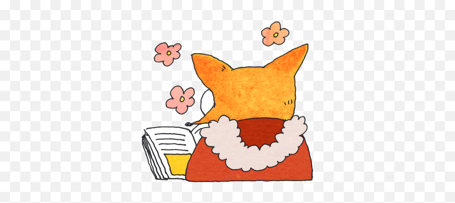 Fox Mori Stickers By Platfarm Inc - Cartoon Emoji,Fox Emoticons