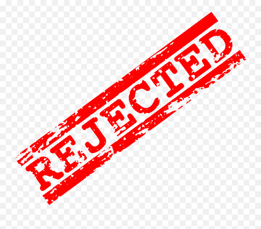 Rejected Stamp Transparent Png - Rejected Stamp Transparent Emoji,Blindfolded Emoji