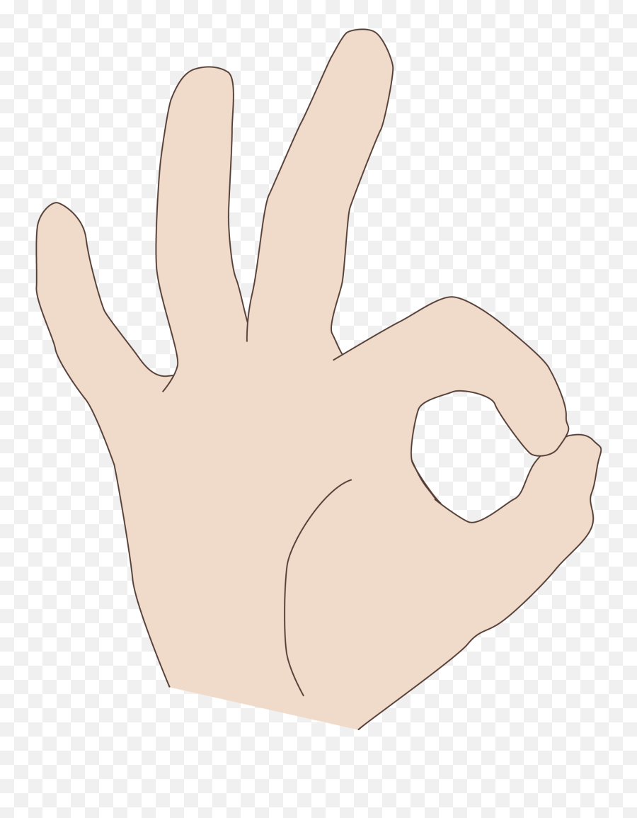 Ok Hand Shape Hd Png Download - Ok Hand Shape Emoji,Black Ok Hand Emoji