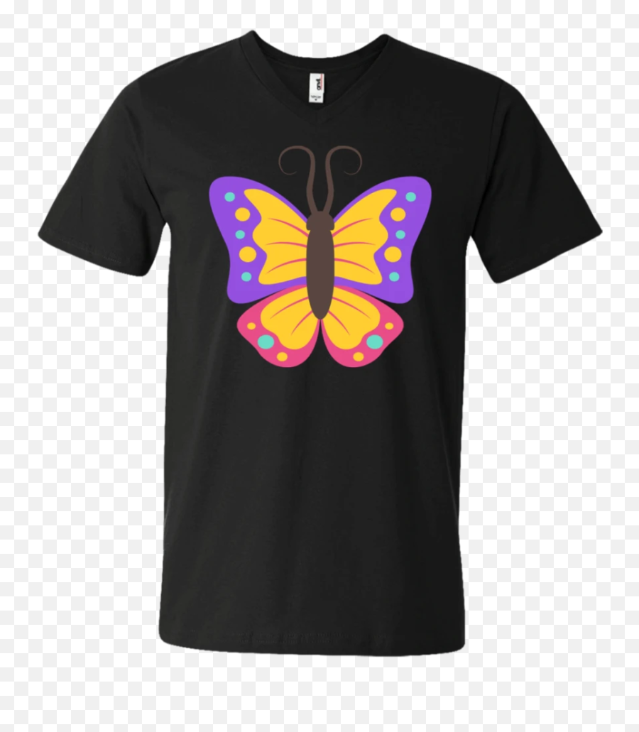 Beautiful Butterfly Emoji Mens V - Goku Fathers Day Shirt,Butterfly Emoji