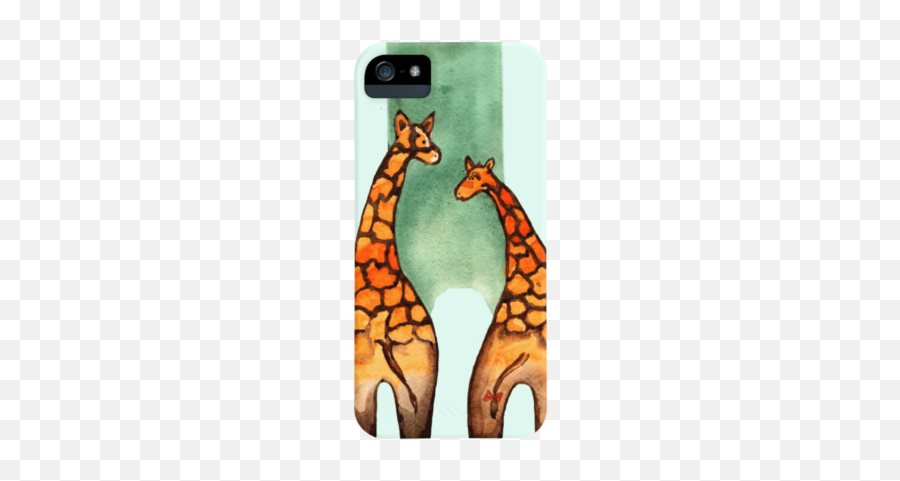 Giraffe Phone Cases Design By Humans - Smartphone Emoji,Giraffe Emoji