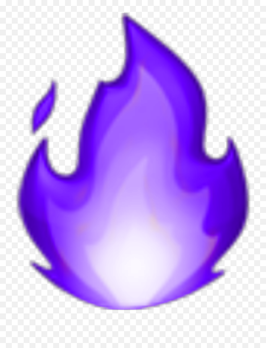 Fire Emoji Purple - Purple Fire Emoji Png,Purple Emoji