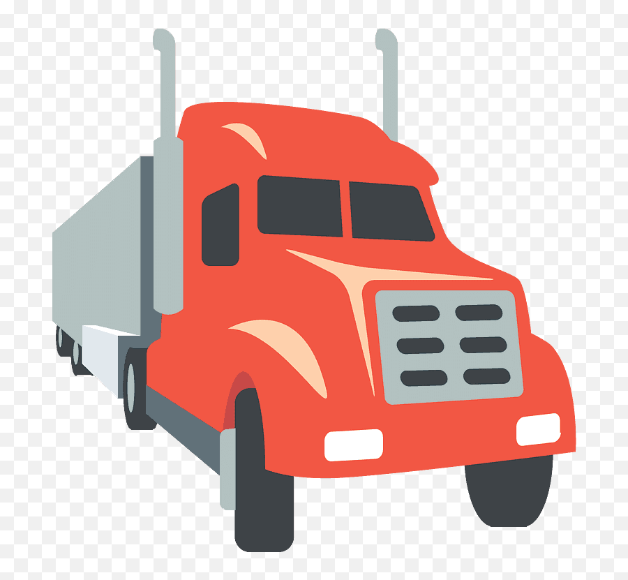 Articulated Lorry Emoji Clipart - Transnational Uyeno Safety Academy Inc,Truck Emoji