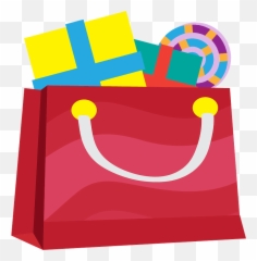 Shopping Bags Emoji Clipart - Horizontal