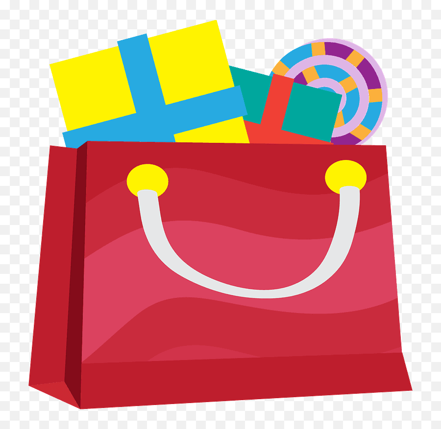 Shopping Bags Emoji Clipart - Horizontal,Shopping Bag Emoji